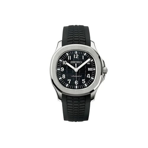 Seikonaut | Black - Aquanuat inspired Custom Seiko Mod