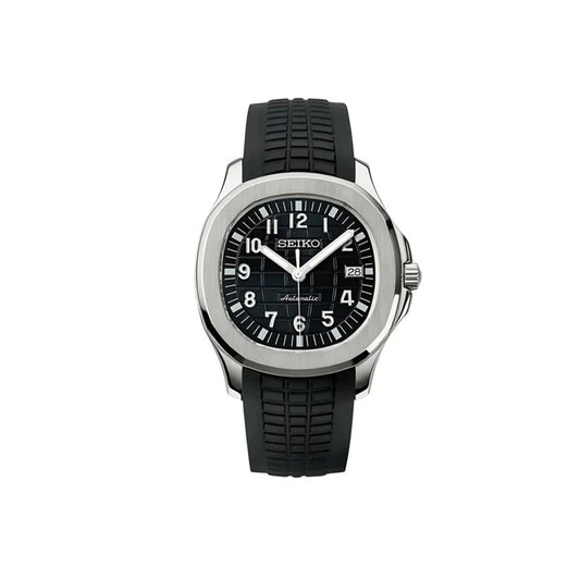 Seikonaut | Black - Aquanuat inspired Custom Seiko Mod