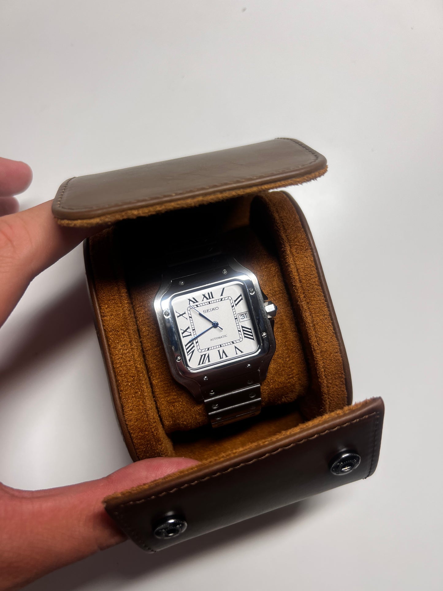 Chrono Craft Premium Leather Watch Roll