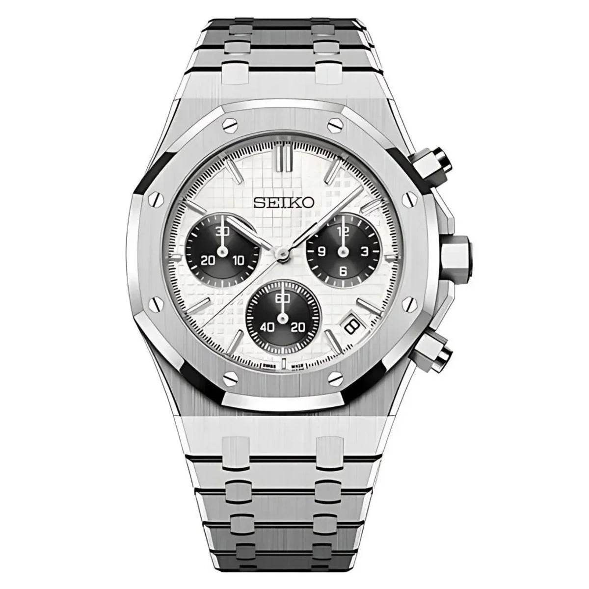 Seikoak | White-Chronograph