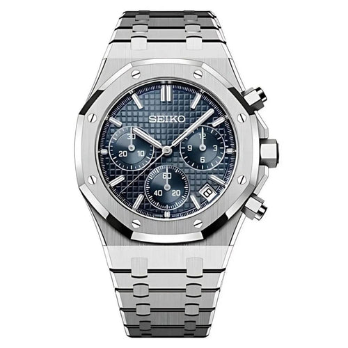 Seikoak | Blue-Chronograph