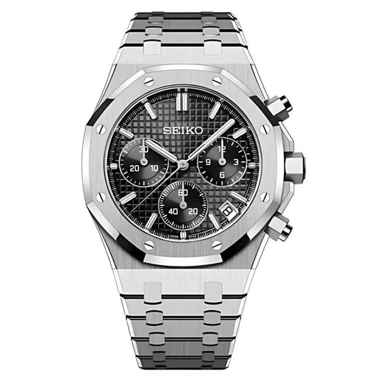 Seikoak | Black-Chronograph