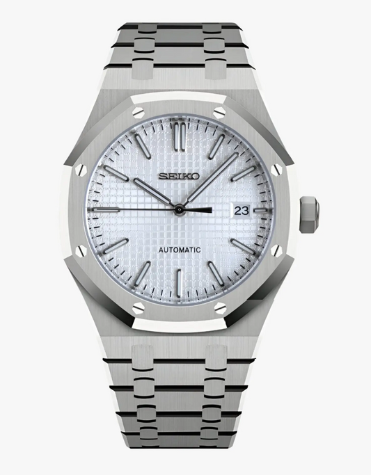 Seikoak | White - RoyalOak inspired Seiko Mod