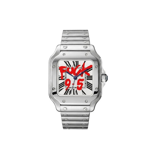 Santeiko | White Custom Seiko Mod F*ck 9-5